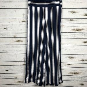 Wide leg striped pants BNWT